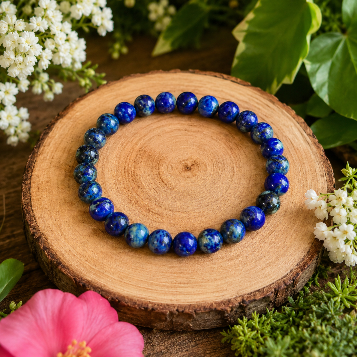 Lapis Lazuli Crystal Bracelet with Originality Certificate
