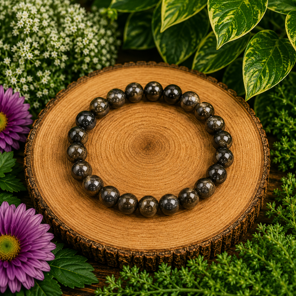 Pyrite Crystal Bracelet with Originality Certificate