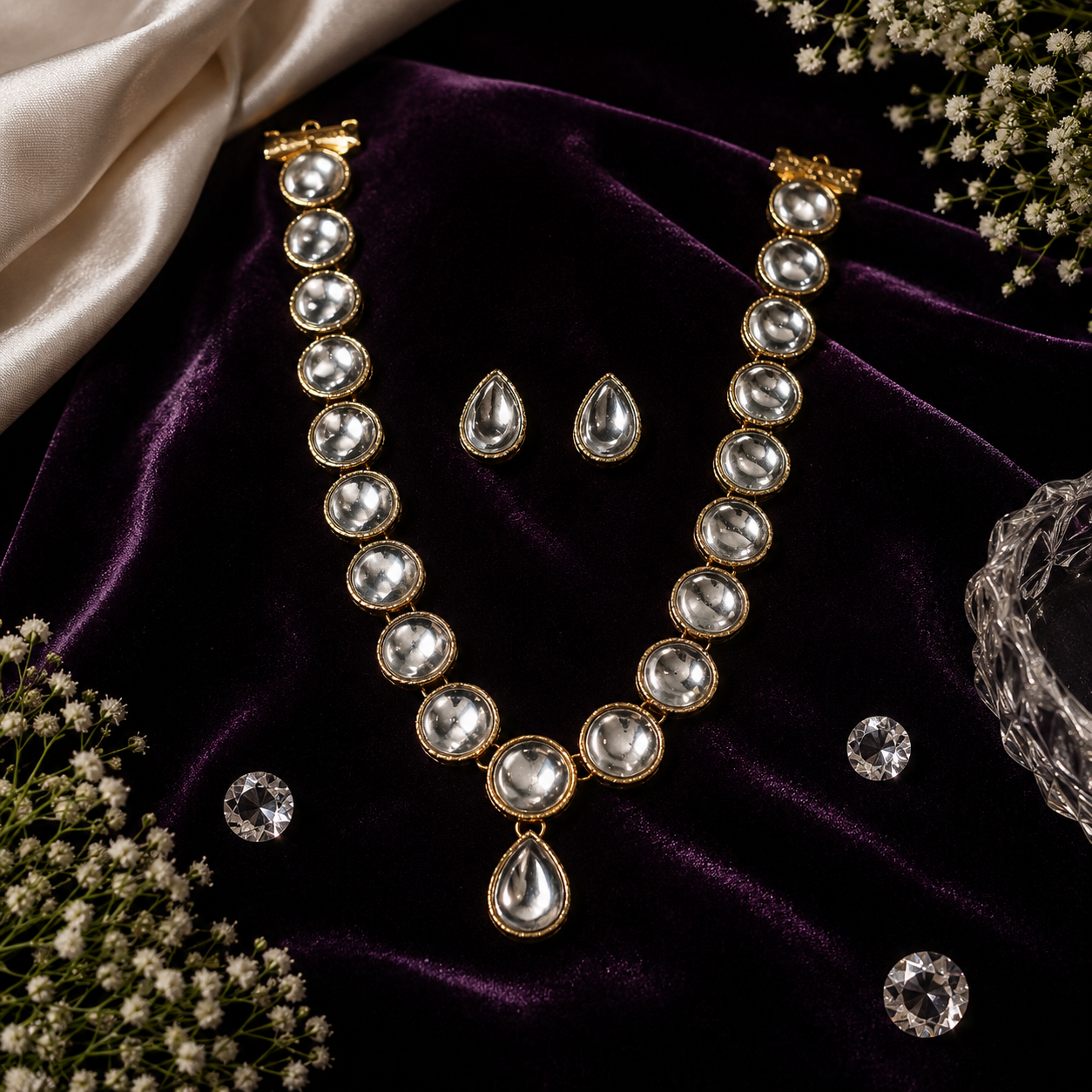 Celeste Luxe Anti-Tarnish Statement Jewelry Set