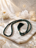 Moss Agate Crystal Mala (Stone of Growth & New Beginnings)