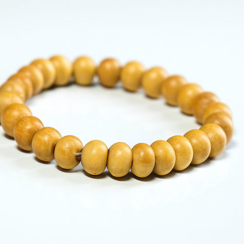 Gelbes Cat’s-Eye-Kristallarmband, kreisförmig mit runden Perlen