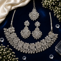 Crystal Bloom Anti-Tarnish Bridal Jewelry Set